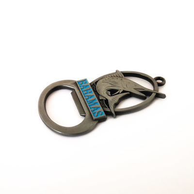 comprare Apribottiglie di metallo a smalto delle Bahamas Apribottiglie d'argento antiche come regalo turistico online manufacture