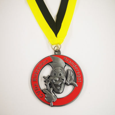 kupować Czarny niklowany 3D Karnawalny Medal Dostosowany do niemieckiego świętowania karnawału online manufacture