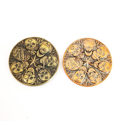 1.75 Inch Collectible Zinc Alloy Metal Coins Featuring 7 Deadly Sins Theme