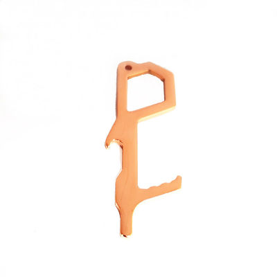 Multi Functional Metal Bottle Openers Copper Finish Zinc Alloy Diecasting Bottle Opener