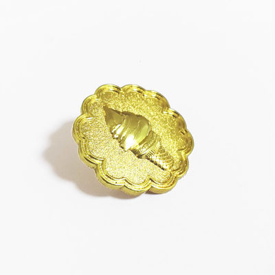 1 Inch Custom Metal Pin Die Struck Metal Lapel Pin With Ice Cream Design