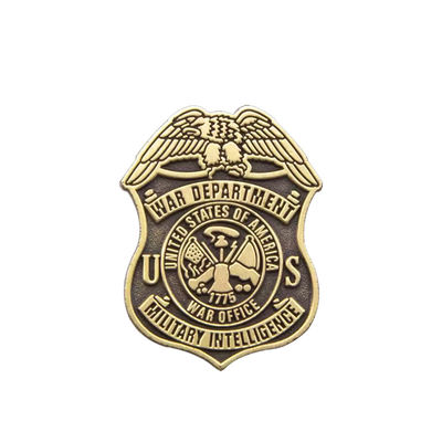 Precision Die Struck Lapel Pins 1.5 Inch Your Shield Designs Expertly Crafted