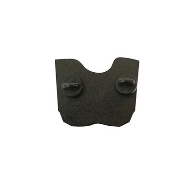 Custom Black Dye Finish Football Game Collectible Lapel Pin With Gemstones